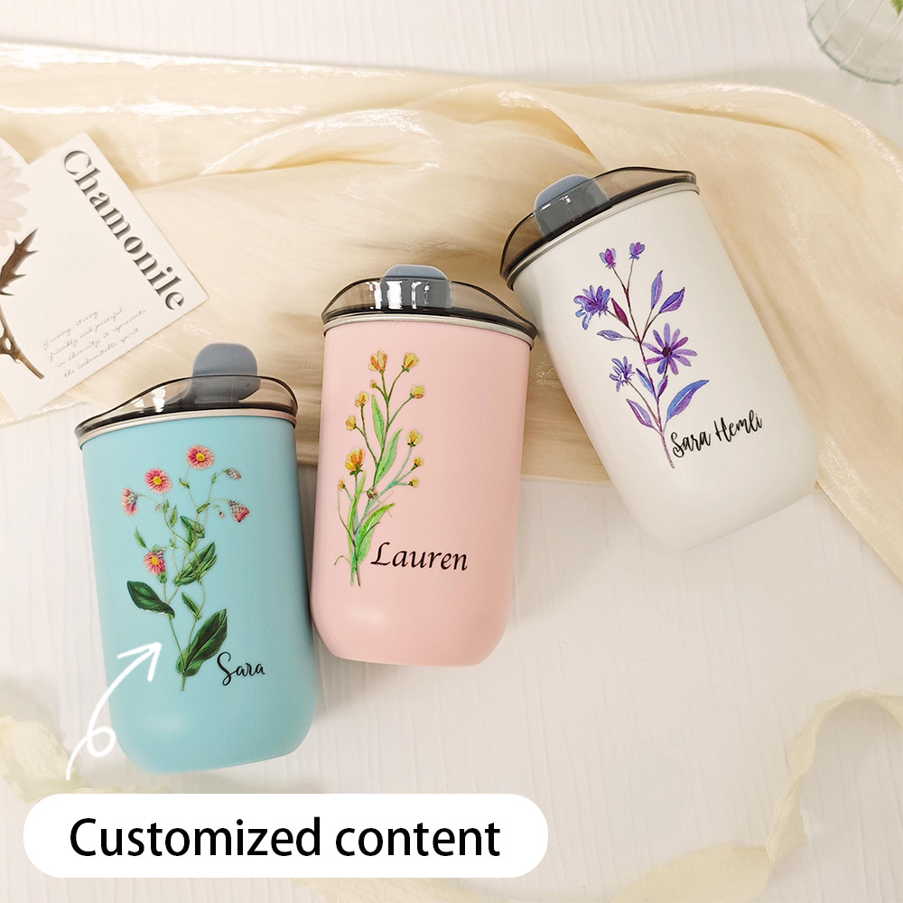 Coffee Equipment Names - Copo Térmico de Aço Inoxidável Personalizado