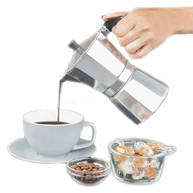 Coffee Equipment Wholesale - Cafeteira Italiana de Alumínio para Espresso