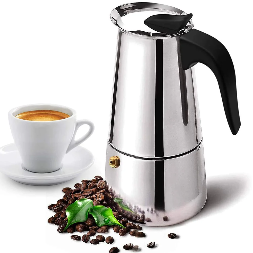 Coffee Equipment Wholesale - Cafeteira moka de aço inoxidável premium,