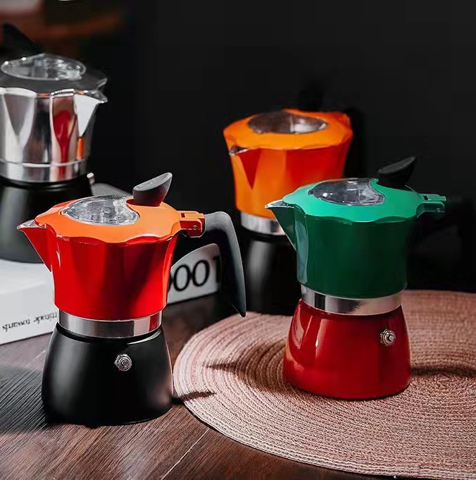 Coffee Equipment Wholesale - Conjunto de pote moka com tampa