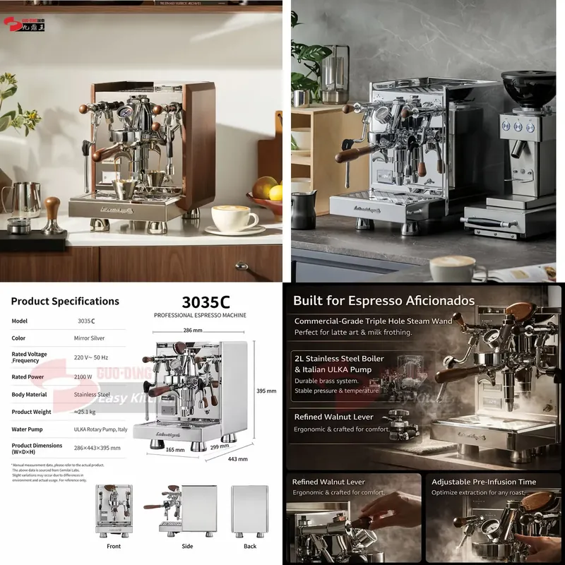 Coffee Equipment For Business - 【CHIMU HOME】Máquina de Café Espresso Inteligente