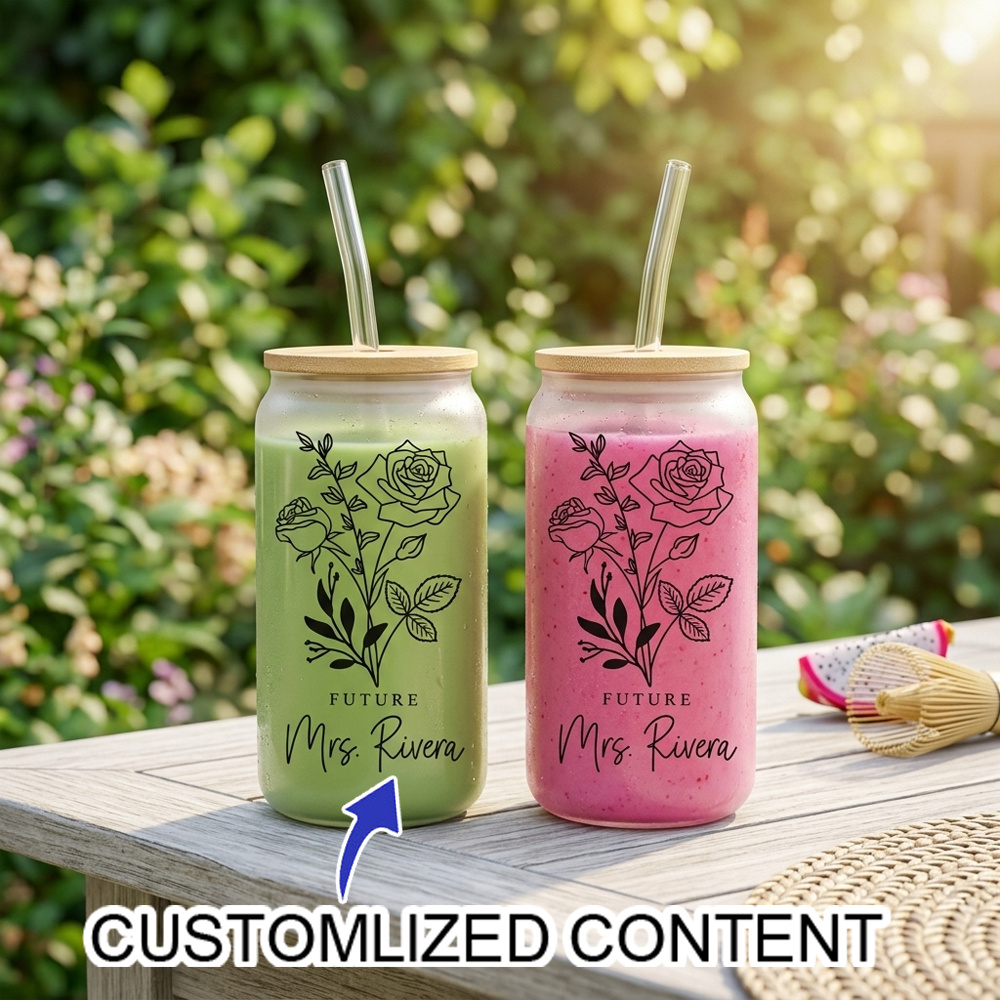 Coffee Equipment Names - Copo de Vidro Personalizado com Nome,