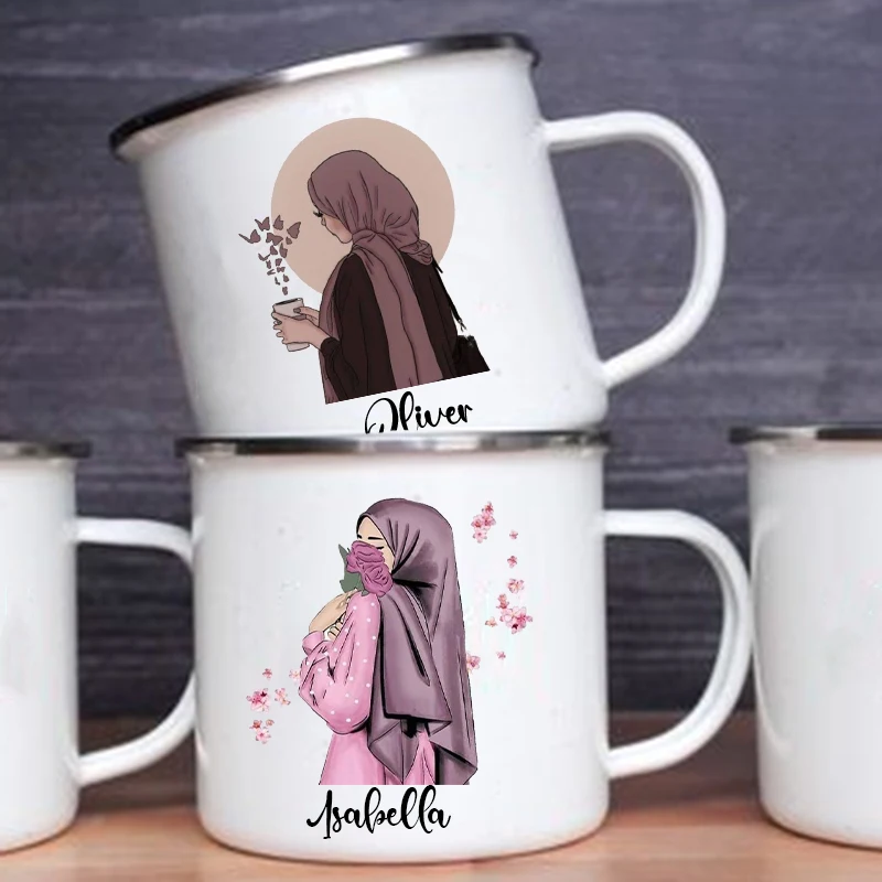 Coffee Equipment Names - Caneca personalizada com estampa de menina