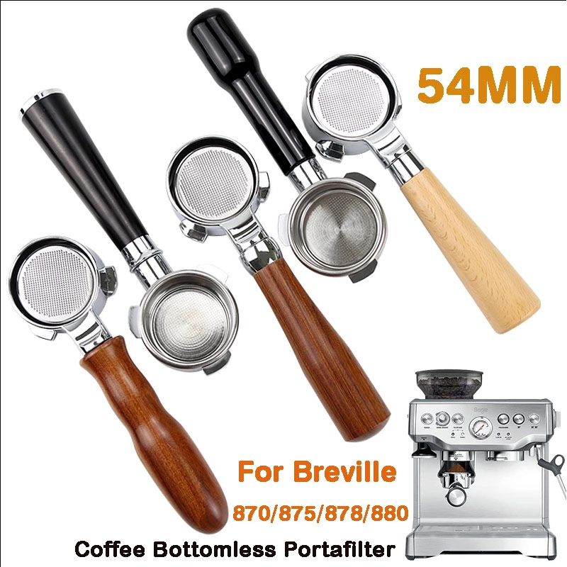Naked Portafilter Bottomless - Breville-Bottomless Coffee Portafilter with Basket, Aço