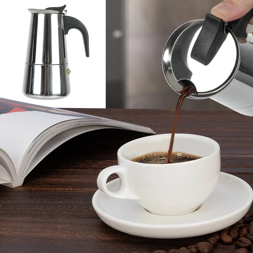 Cafeteira moka de aço inoxidáv - Coffee Equipment Wholesale avaliação e preço