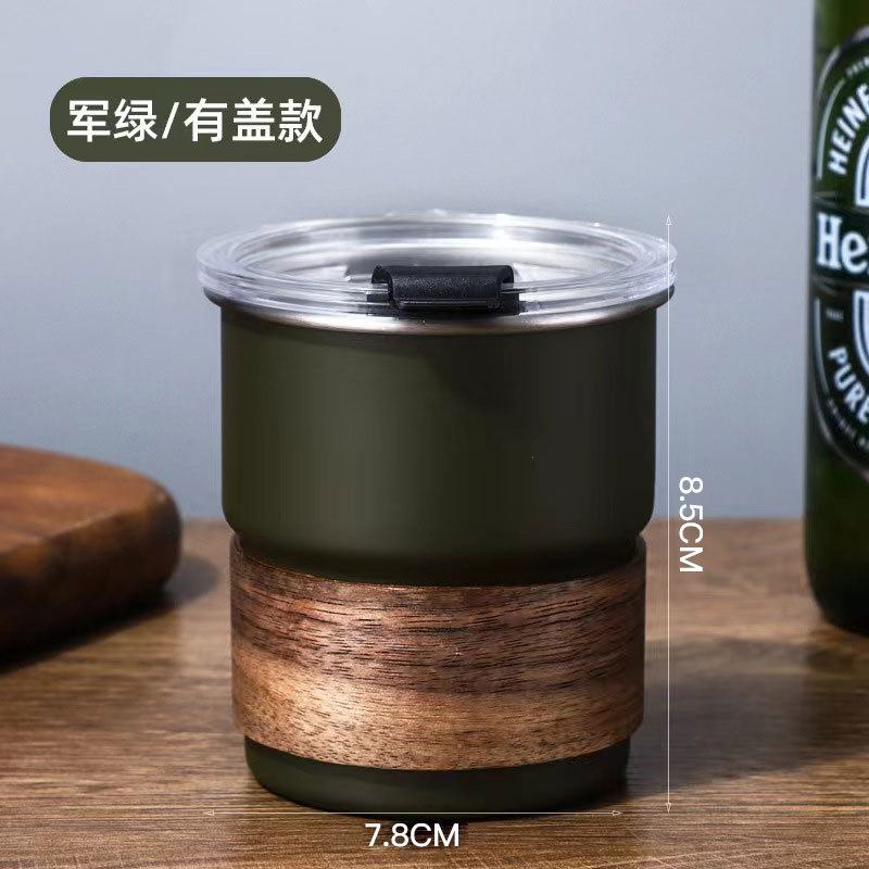 Copo do aço inoxidável com tam - Coffee Equipment Logo avaliação e preço
